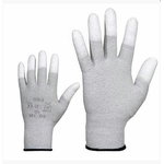 Gloves, nylon, ESD fingertips of PU 6