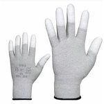 Gloves, nylon, ESD fingertips of PU 9