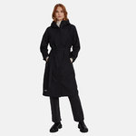 Coat Merje hooded, black L, Huppa
