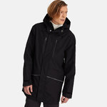 Men’s spring/autumn coat MARVO, black M, Huppa