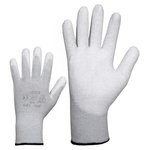 Gloves, antistatic nylon, ESD fingertips of PU 8
