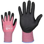 Kindad, spandex nailonsõrmi, vahtnitriil kate peopesas, roos 10