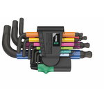 L-kuuskant komplekt HEX-Plus 950/9 multicolor, Wera