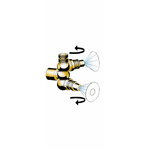 Double swivel nozzle w/1302, Mesto