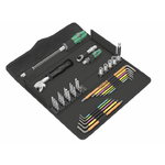 Bit screwdriver set Kraftform Kompakt F1 36 pieces, Wera