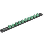 9602 Magnetic socket rail, 1/2", empty, Wera