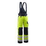 Renens welder winter bib&brace trousers, HI-VIS Yellow/navy 2XL, Mascot