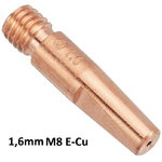 Contact tip E-Cu M8x34,5mm 1,6mm, Binzel
