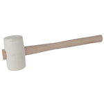 Rubber hammer white, 735g, KS Tools