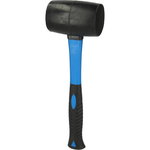 Gumijas āmurs, stikla šķiedras rokturis, 56 mm, 500 g, KS Tools