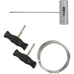 Cutting wire-set with 4-edge cutting wire, 4 pcs, KS Tools