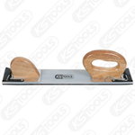 Flexible sanding paper holder with rubber mat, KS Tools