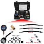 Digitaalne kopressiooni tester, bensiinimootorile, 10osa, KS Tools