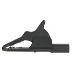 4,0 mm Crocodile clamp, black, KS Tools