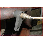 Lambda sensor socket, 22mm,flat, 3/8", KS Tools