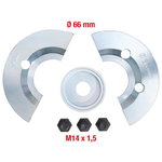 Half shell coupling supplement set,Ų66mm,5 pcs Application r Application range: Volkswagen Polo from, KS Tools