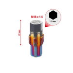 Tap with guide bolt for oxygen sensors, M18x1.5 M18x15, KS Tools