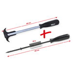 Radial shaft seal remover set, 2 pcs, KS Tools
