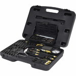 Compression test set for diesel engines, 0-70 bar, 36pc, KS Tools