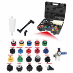 MASTER Oil fill funnel set with turnable arm, 24 pcs, KS Tools