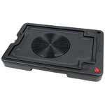 Mobile drain pan, 30 litres, extra flat with castors, KS Tools