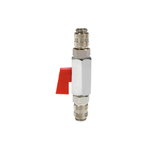 Shut-off valve with NW 5 double bushing, Rothenberger