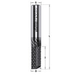 Solid surface and fiberglass bit HWM DLCS chrome coating D=6 I=19 L=60 S=6 RH, CMT