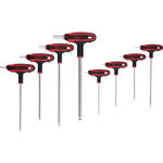 ERGO+ T-handle hex key wrench set,  6pcs 2-6mm, ball ended, KS Tools