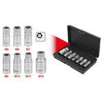 Tapskrūvju izņemšanas komplekts 1/2´´ M5-M14 7 gab., KS Tools