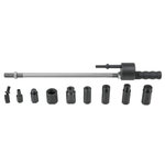 Air chisel injector pump puller set with adaptors, 10 pcs, KS Tools