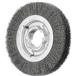 Wheel brush RBU Steel 200x38/AK 32-2 0,3mm, Pferd