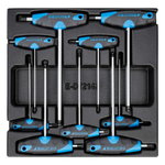 Moodul tööriistadega PVC 1500 ES-DT 42 2-10mm T-kuuskandid, Gedore