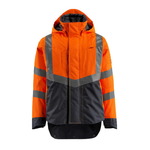 Harlow Outer Shell Jacket High Visibilty, orange/dark navy XL, Mascot