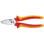 VDE heavy duty combination pliers with VDE ins sleeves 180mm, Gedore