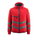Hi. vis winterjacket Dartford, red/grey M, Mascot