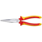 VDE Needle nose pliers with VDE insulating sleeves 200mm, Gedore