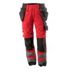 Hi-vis bikses Wigan, sarkanas/tumši pelēkas, 76C54, Mascot