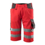 Hi-vis darba šorti Luton, sarkani/tumši pelēki, 82C56, Mascot