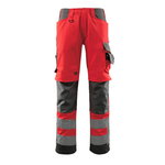 Hi-vis bikses Kendal, sarkanas/tumši pelēkas, 82C54, Mascot