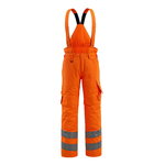 Hi-vis ziemas puskombinezons ASHFORD, oranžs, L, Mascot