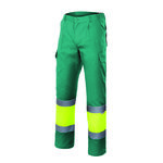Hi-vis ziemas bikses 156, CL1, zaļas/dzeltenas, L, OTHER