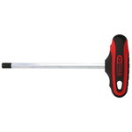 T-handle hexagon key wrench, 2,5mm, 130mm, on hang tag, KS Tools