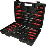 screwdriver and bit set 39-pcs ERGO+, KS Tools