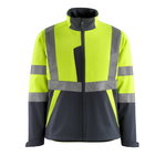 Hi-vis softshell jaka Kiama, dzeltena/zila, XL, Mascot