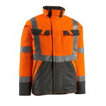 Pilot jacket Penrith, HiViz orange/dark anthrasite M, Mascot