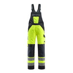 Hi.vis. bib-trousers Gosford yellow/navy 82C68, Mascot