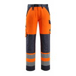 Hi.vis. trousers Maitland orange/navy 76C46, Mascot