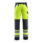 Hi.vis. trousers Maitland yellow/navy 82C52, Mascot