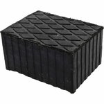 Rubber support  for lifting platforms 160x120x85mm Nr10, KS Tools