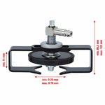 Universal bleed nozzle adapter, adjustable, KS Tools